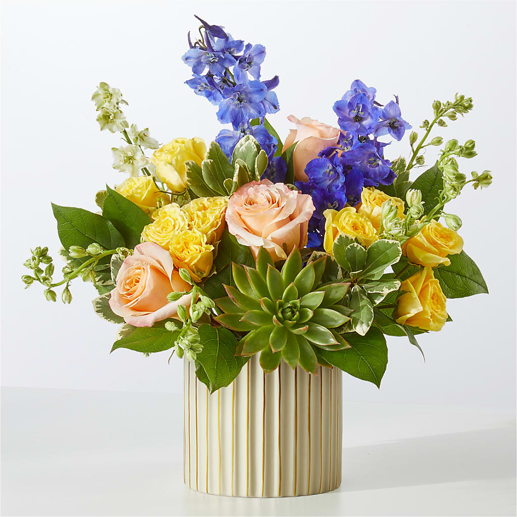 Cobalt Reverie Bouquet – Floral Delights Etc, Daleville AL