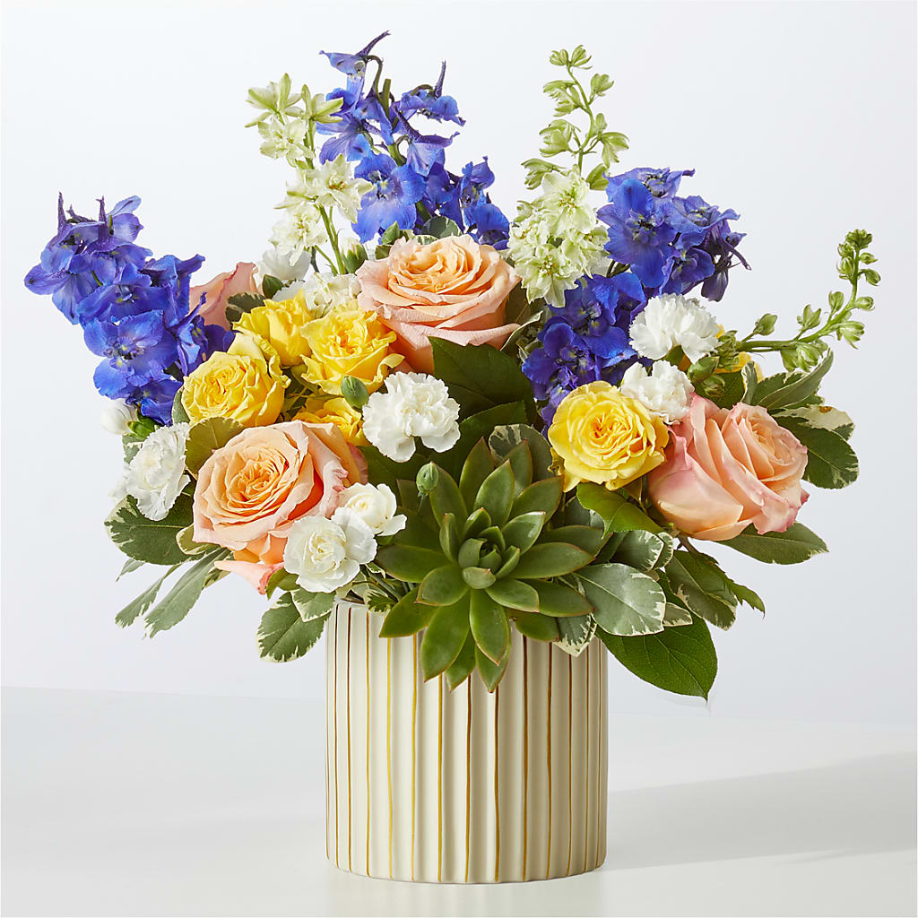 Cobalt Reverie Bouquet – Floral Delights Etc, Daleville AL