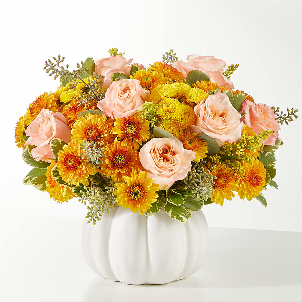 Peachy Pumpkin – Floral Delights Etc, Daleville AL