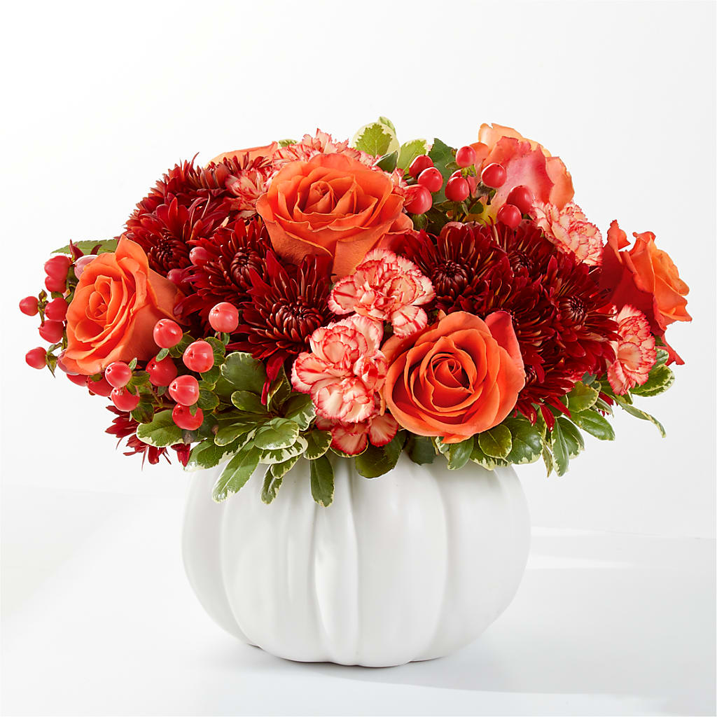 Autumn Air Pumpkin Bouquet – Floral Delights Etc, Daleville AL