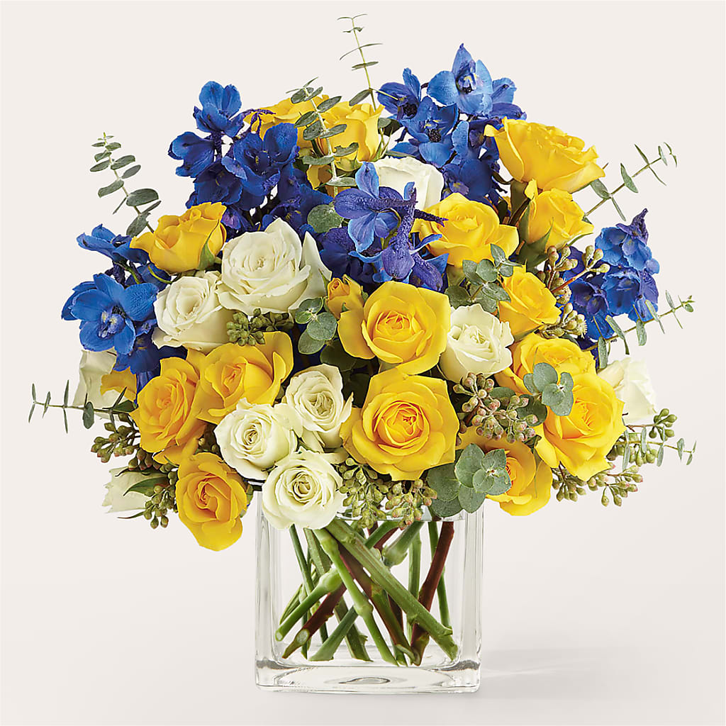 Sparkling Citrine Bouquet – Floral Delights Etc, Daleville AL