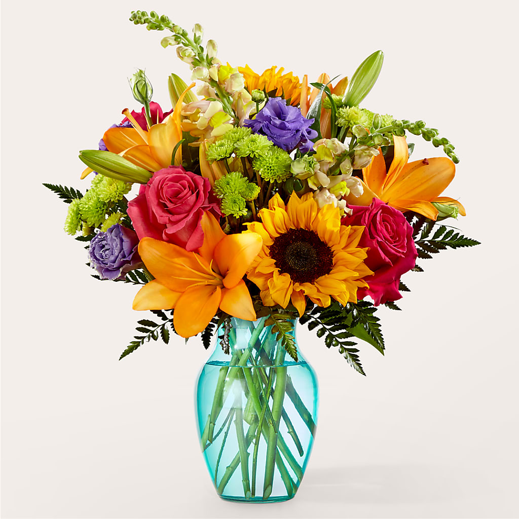 Double Rainbow Bouquet – Floral Delights Etc, Daleville AL