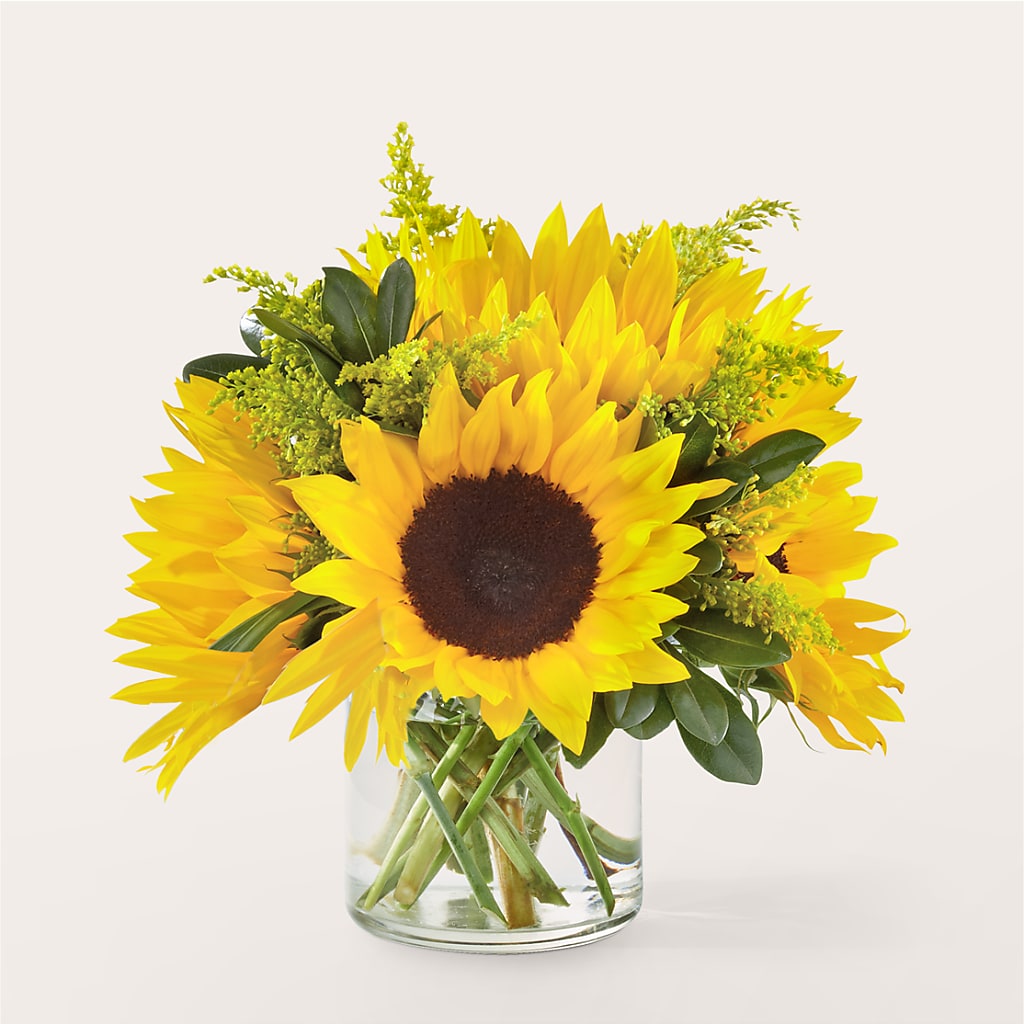 Beaming Sunflower Bouquet – Floral Delights Etc, Daleville AL