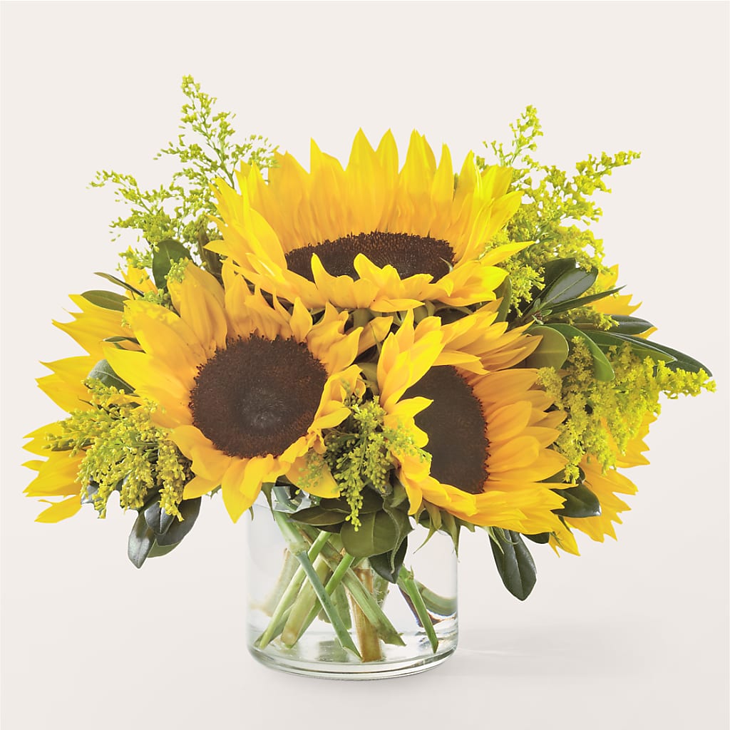Beaming Sunflower Bouquet – Floral Delights Etc, Daleville AL