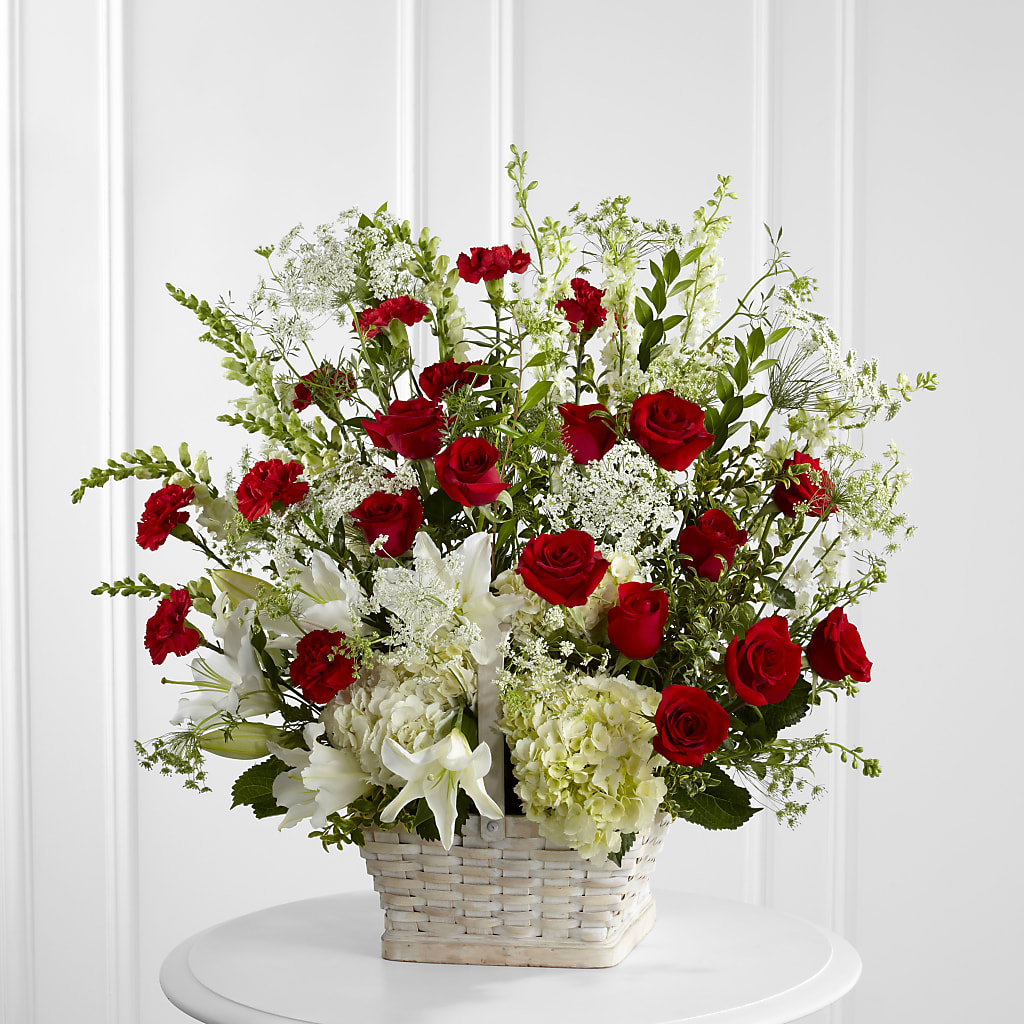In Loving Memory Arrangement – Floral Delights Etc, Daleville AL
