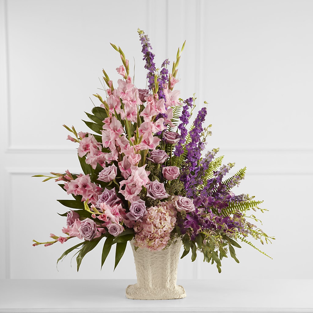Flowing Garden Arrangement – Floral Delights Etc, Daleville AL