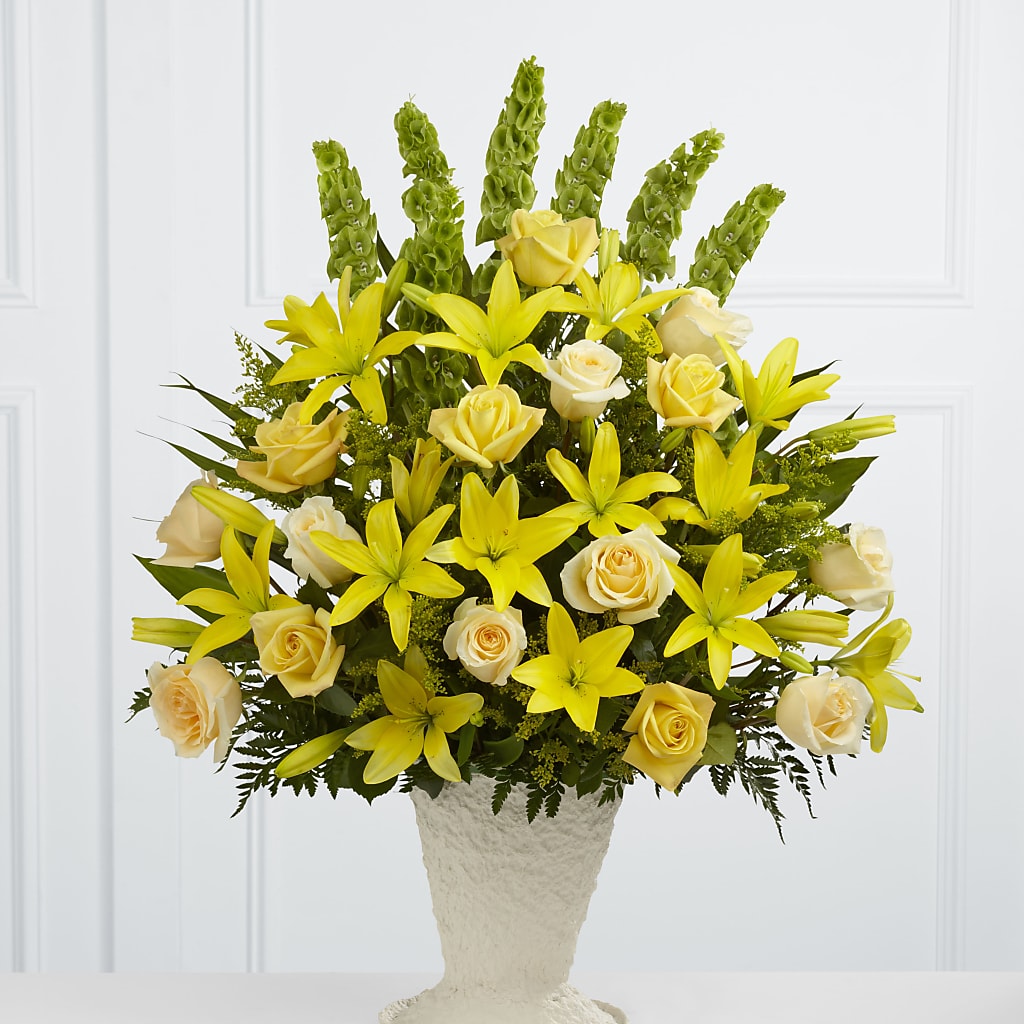 Golden Memories Arrangement – Floral Delights Etc, Daleville AL