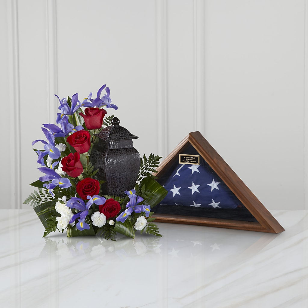 Patriotic Tribute Arrangement – Floral Delights Etc, Daleville AL