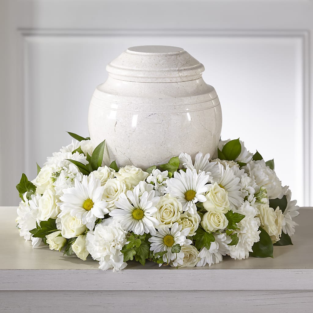 Ivory Gardens Cremation Adornment – Floral Delights Etc, Daleville AL