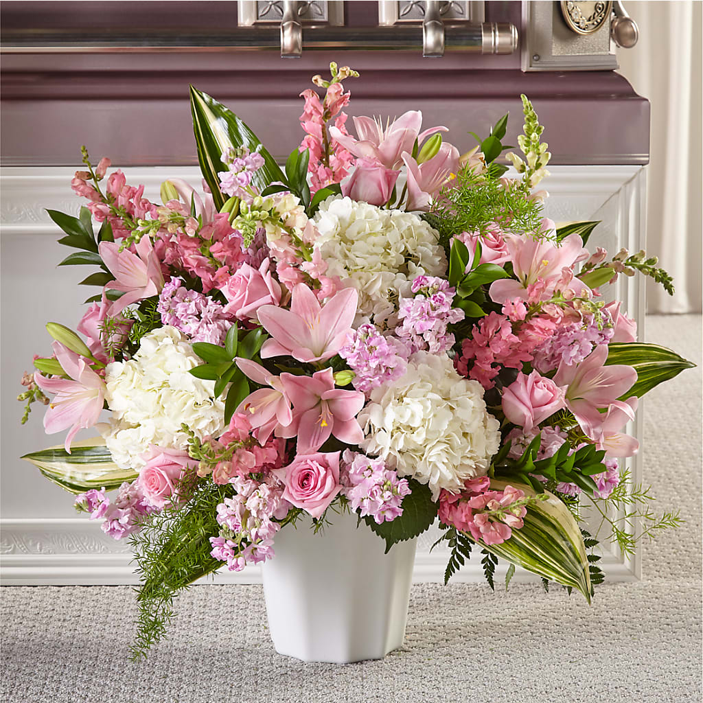 Simply Serene Floor Basket – Floral Delights Etc, Daleville AL
