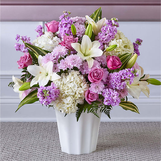 Heaven Sent Floor Basket – Floral Delights Etc, Daleville AL