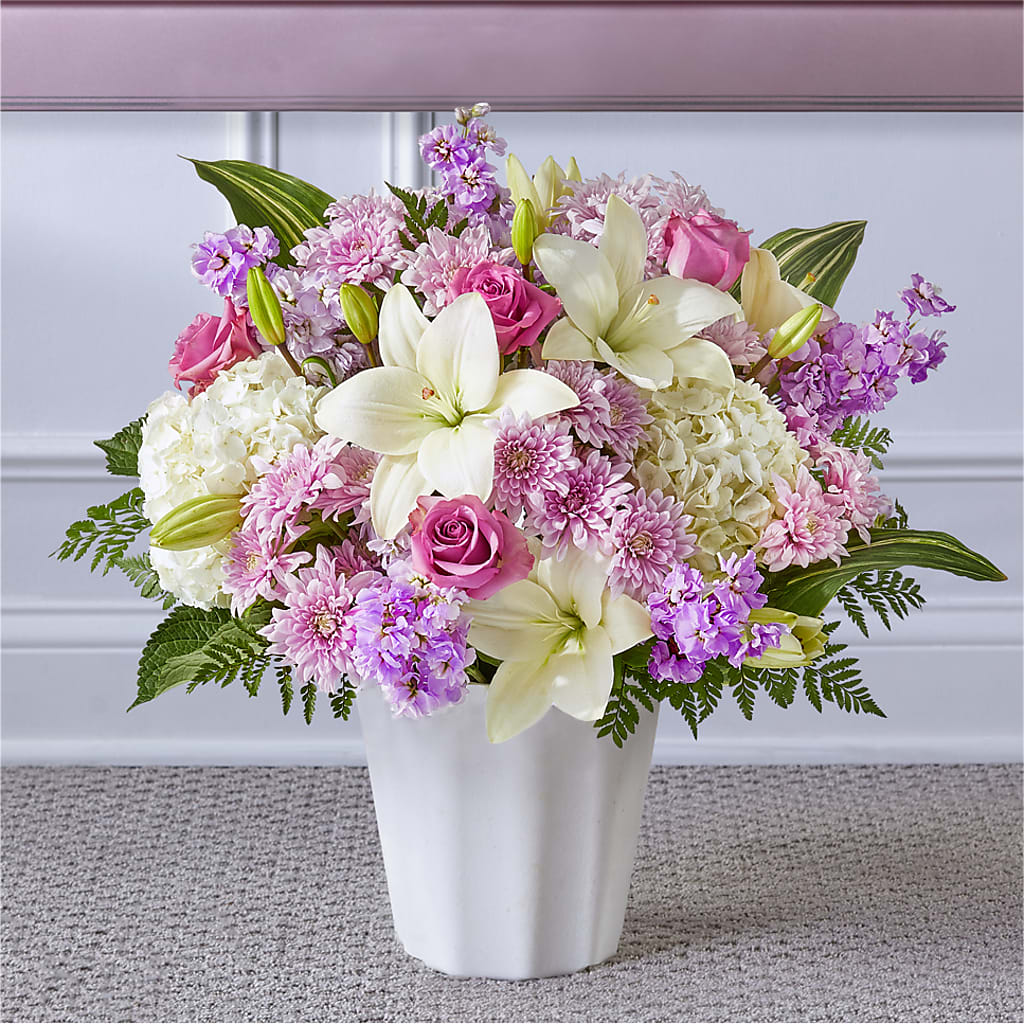 Heaven Sent Floor Basket – Floral Delights Etc, Daleville AL