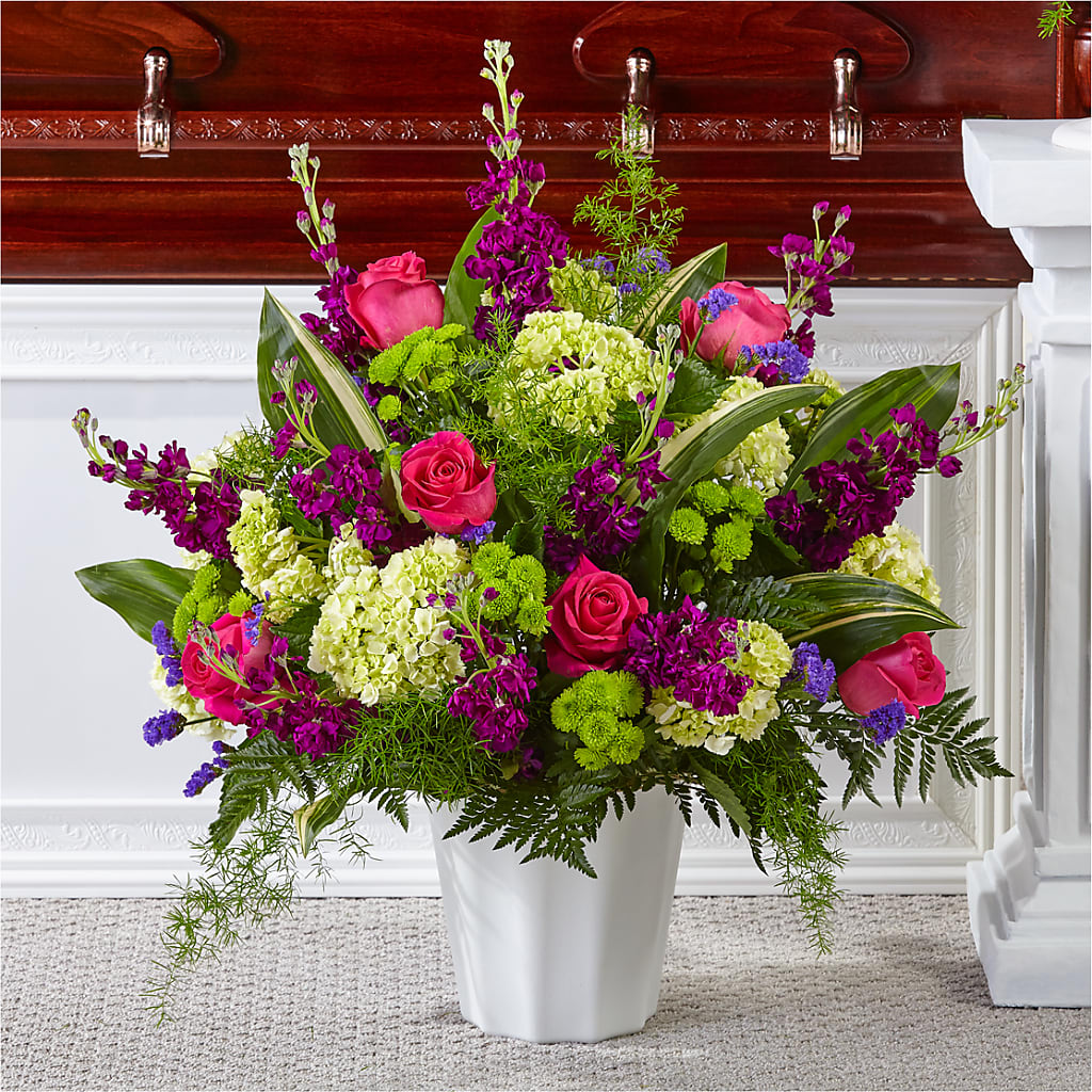 Beautiful Horizons Floor Basket – Floral Delights Etc, Daleville AL