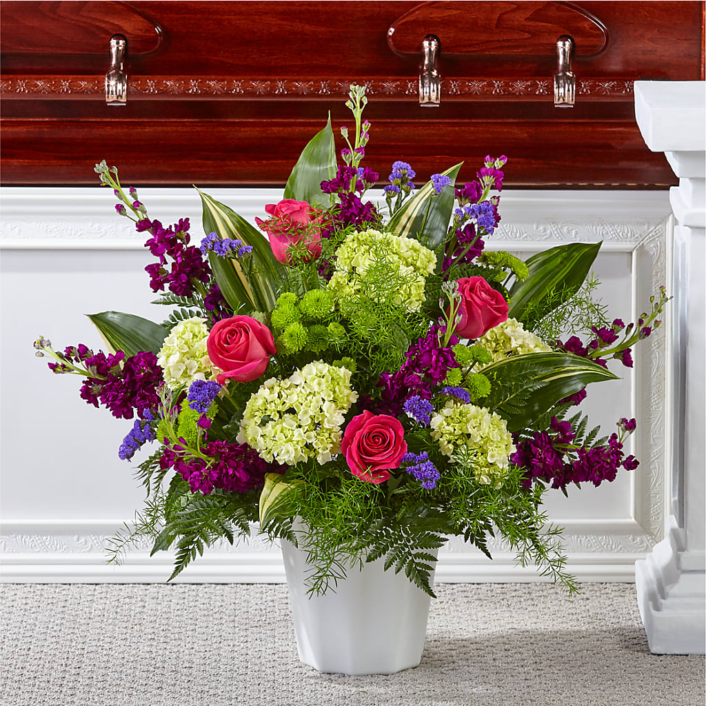 Beautiful Horizons Floor Basket – Floral Delights Etc, Daleville AL