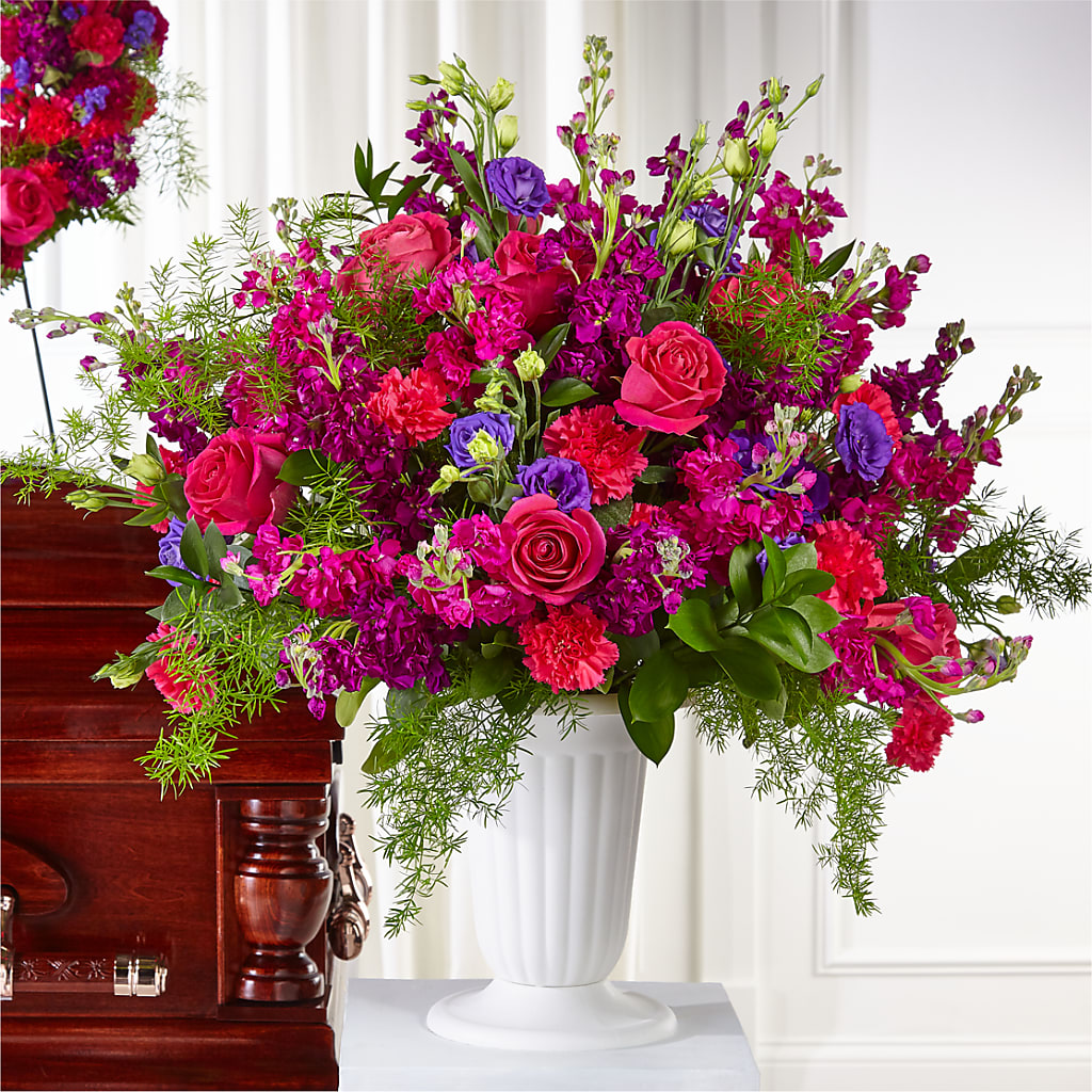 Eternal Day Arrangement – Floral Delights Etc, Daleville AL