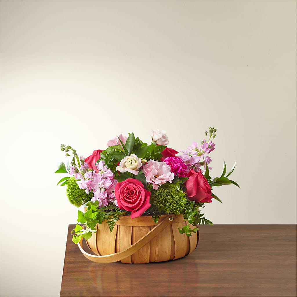 Radiance in Bloom Basket – Floral Delights Etc, Daleville AL