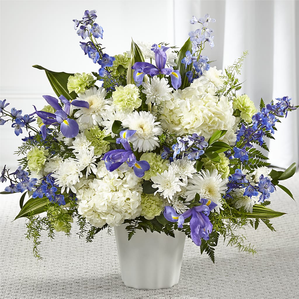 Soft Serenity Floor Basket – Floral Delights Etc, Daleville AL