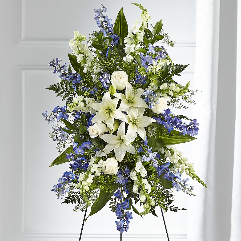 Faithful Friend Standing Spray – Floral Delights Etc, Daleville AL