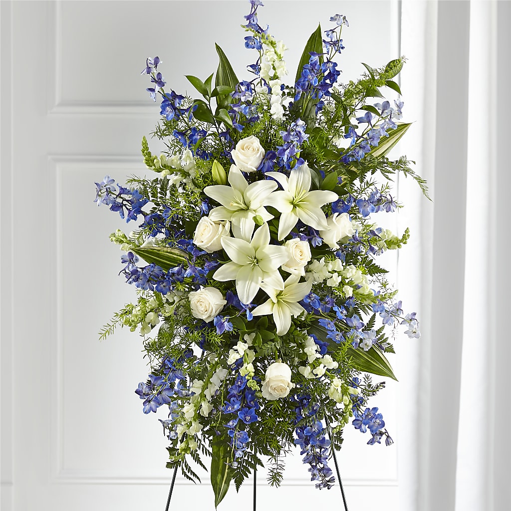 Faithful Friend Standing Spray – Floral Delights Etc, Daleville AL
