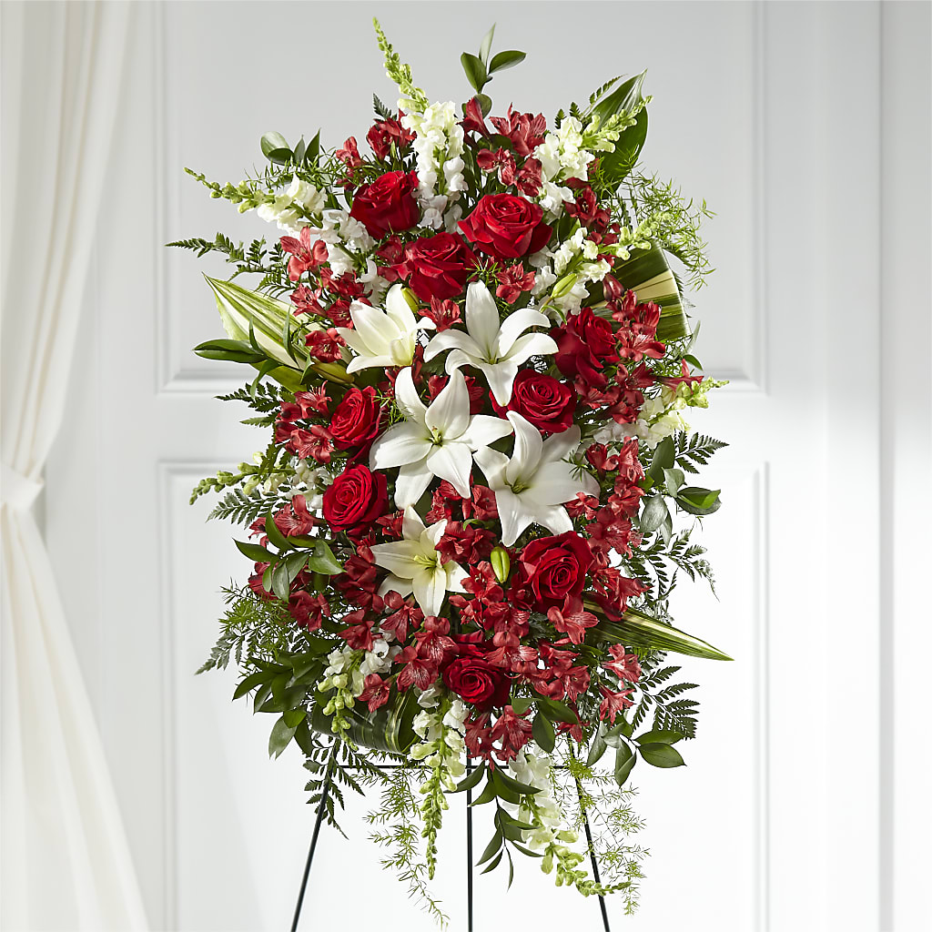 Everlasting Memory Standing Spray – Floral Delights Etc, Daleville AL
