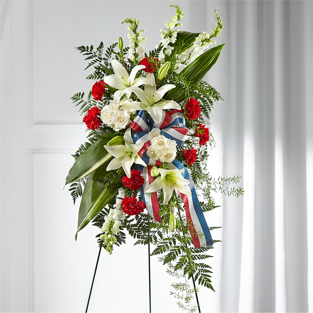 Stars of Life Standing Spray – Floral Delights Etc, Daleville AL