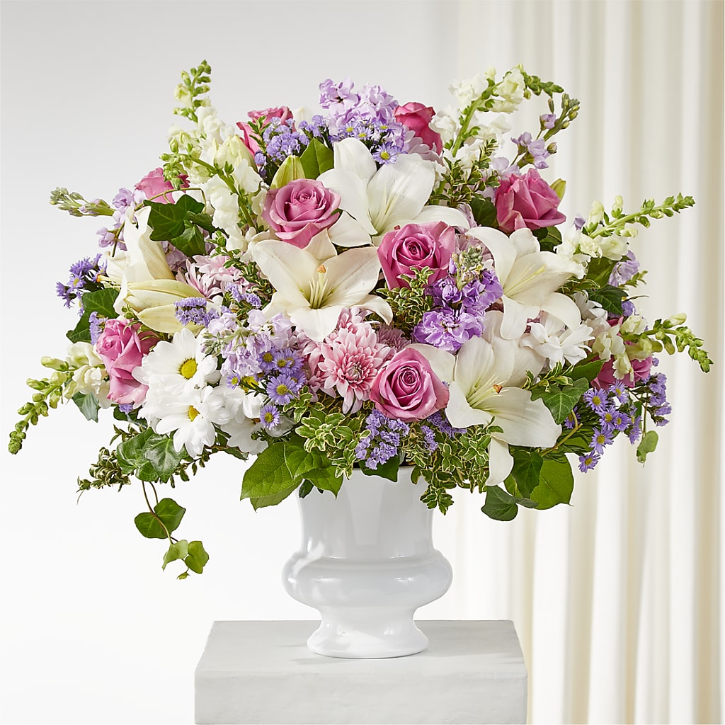 Remarkable Life Urn Arrangement – Floral Delights Etc, Daleville AL