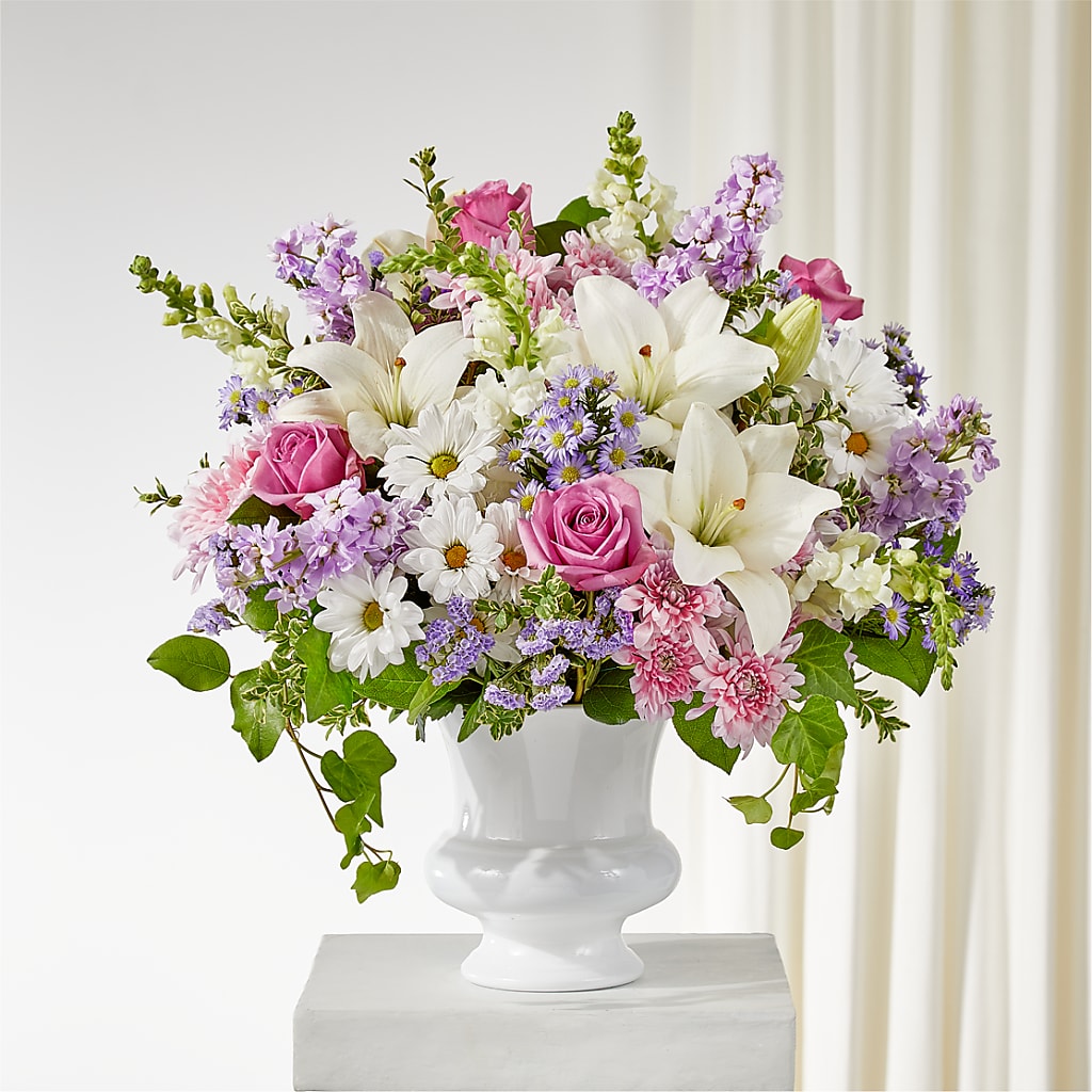Remarkable Life Urn Arrangement – Floral Delights Etc, Daleville AL