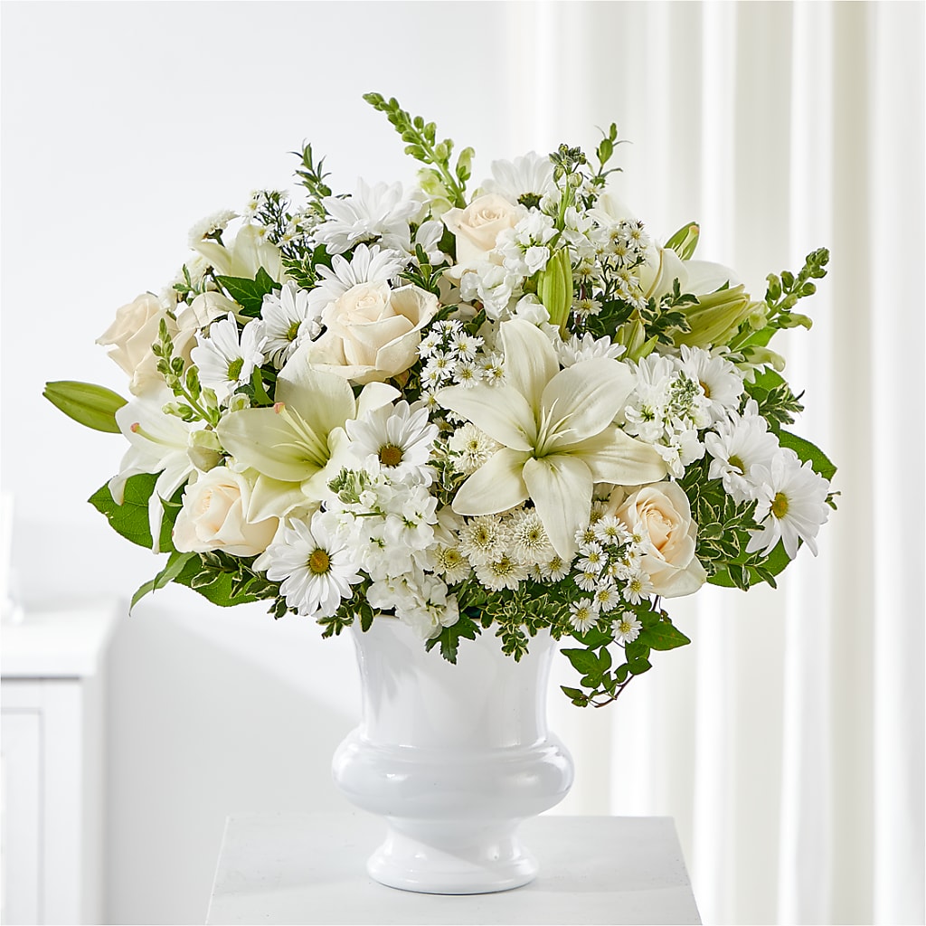 Uplifting Urn Arrangement – Floral Delights Etc, Daleville AL