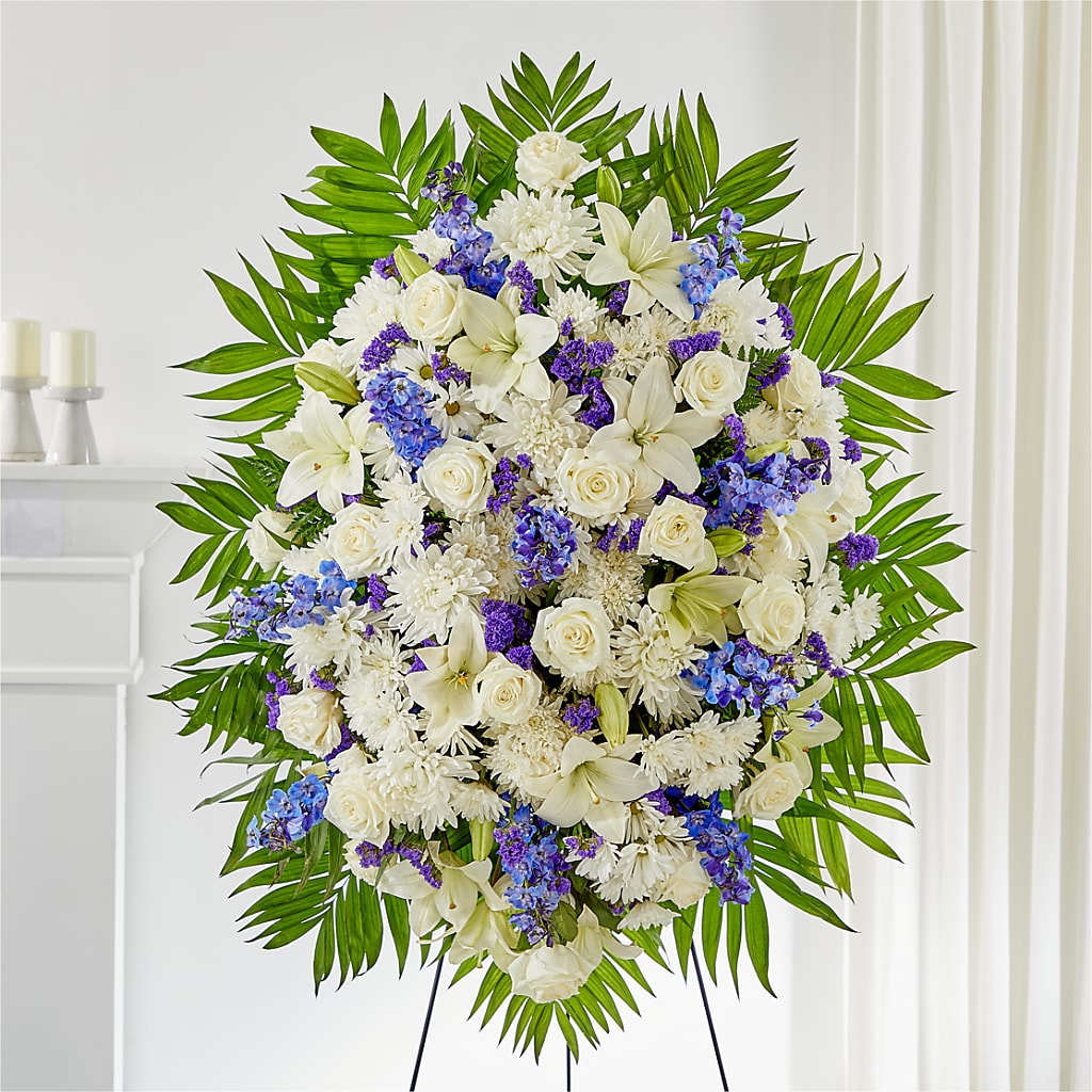 At Rest Standing Spray – Floral Delights Etc, Daleville AL