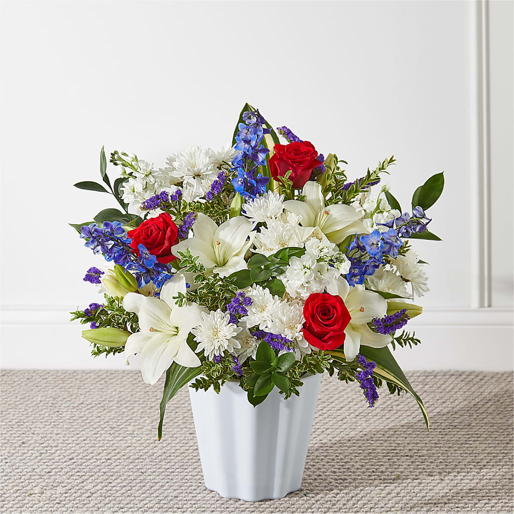 Consoled Floor Basket – Floral Delights Etc, Daleville AL