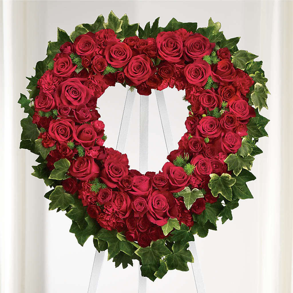 Wholehearted Standing Spray – Floral Delights Etc, Daleville AL