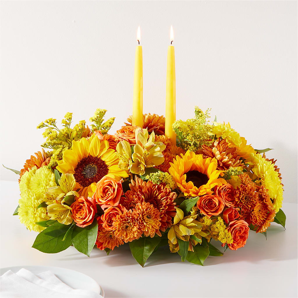 Autumn Harmony Centerpiece – Floral Delights Etc, Daleville AL