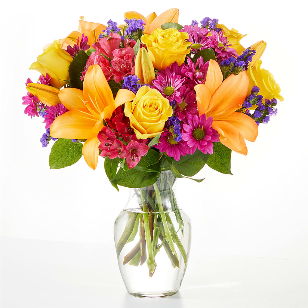 Colorful Visions Bouquet – Floral Delights Etc, Daleville AL