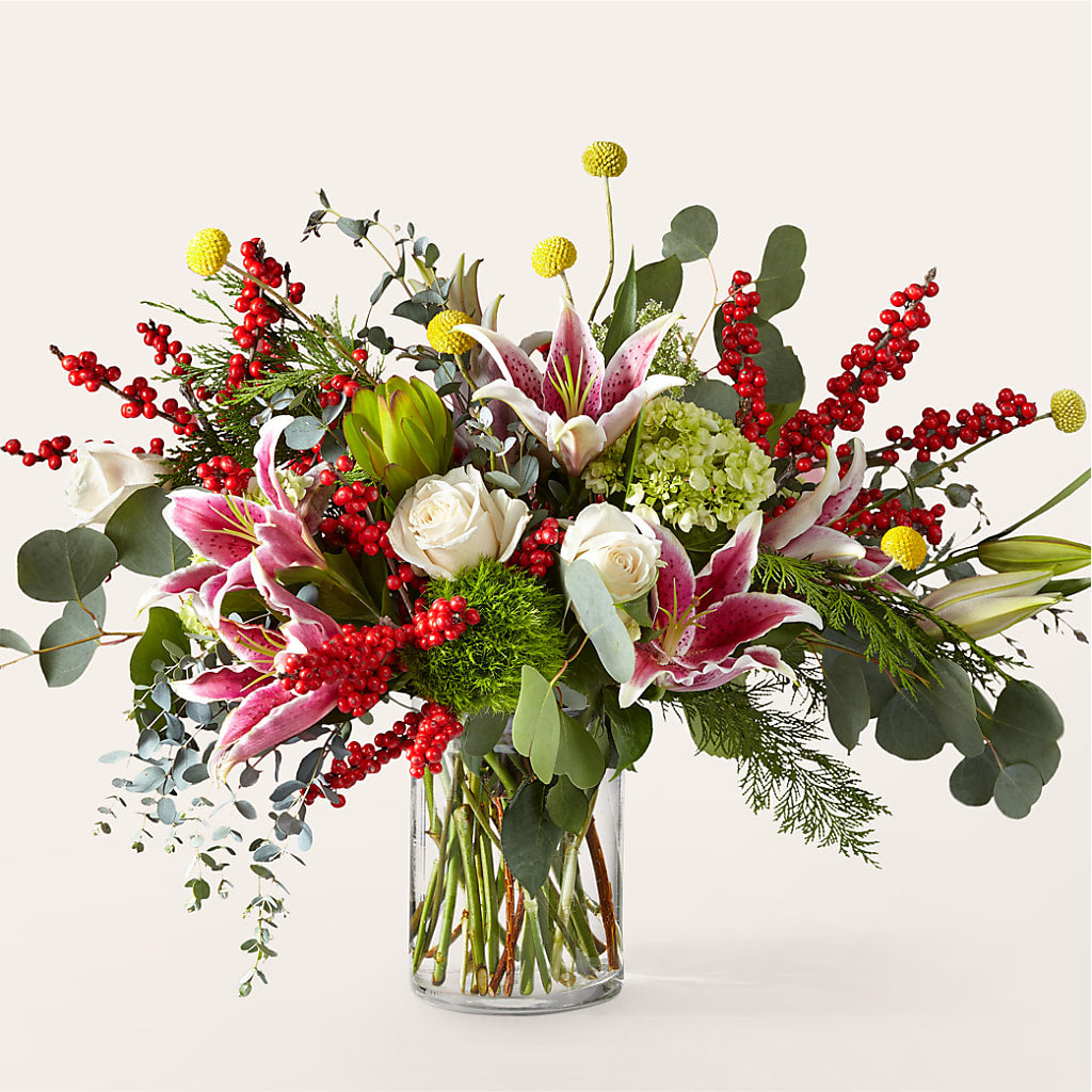 Berry & Bright Bouquet – Floral Delights Etc, Daleville AL