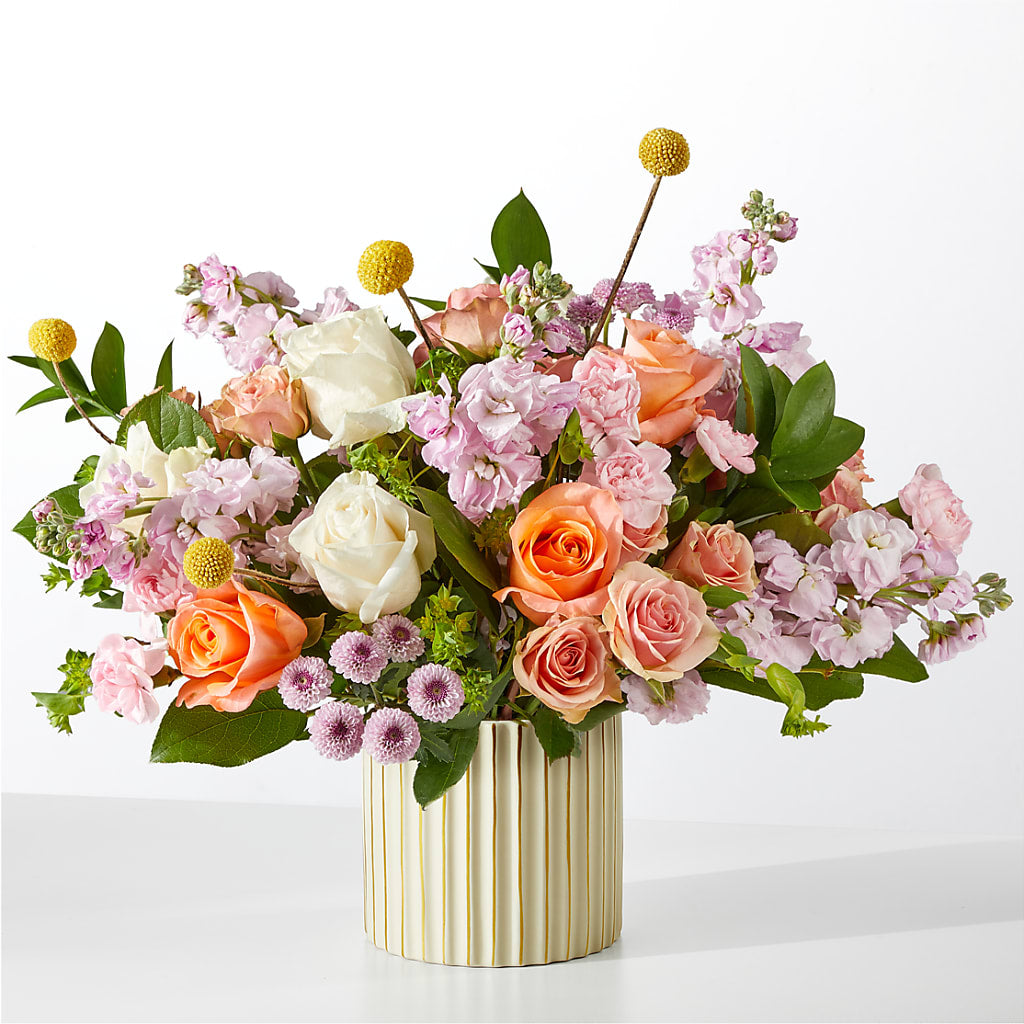 French Market Bouquet with Ivory Vase – Floral Delights Etc, Daleville AL