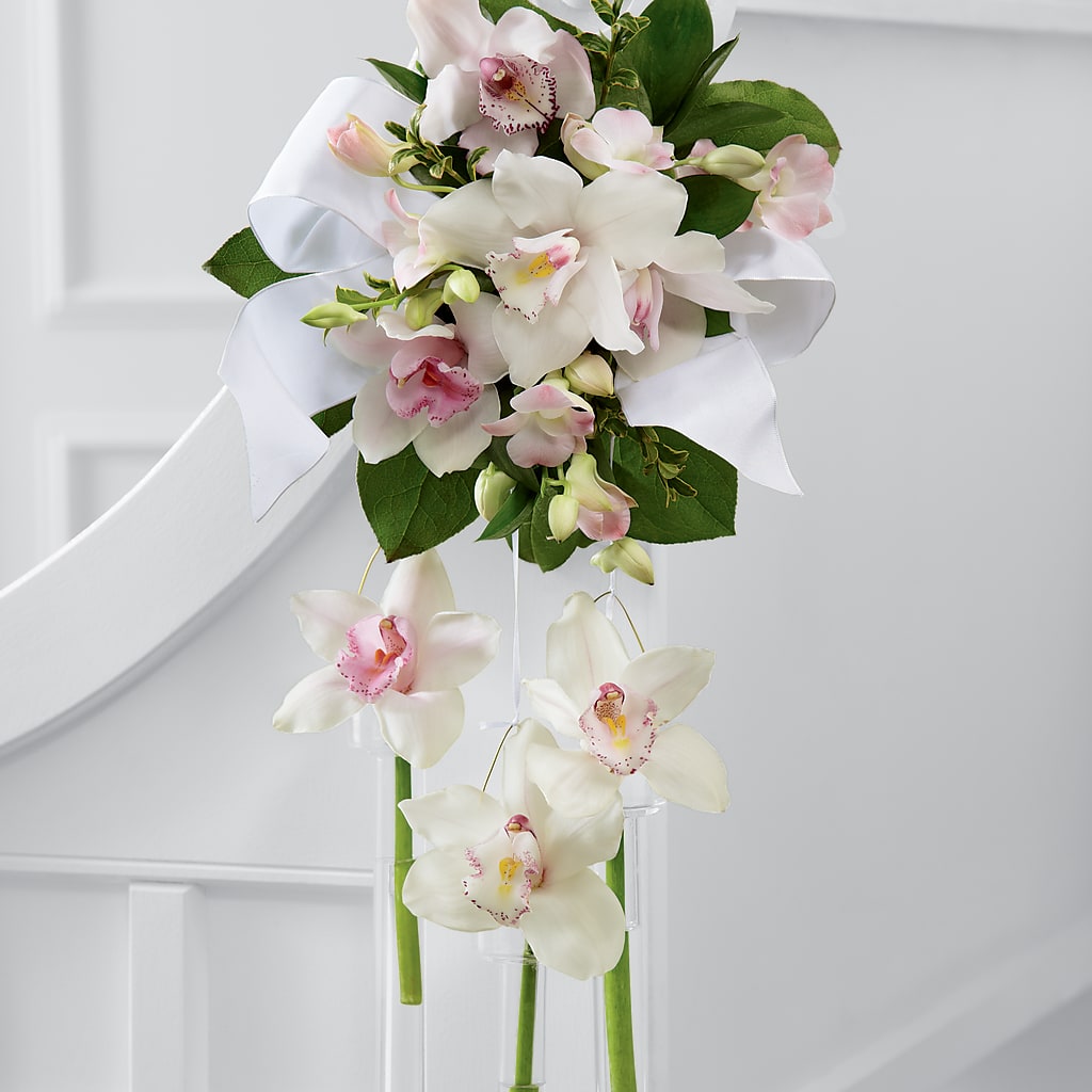 Perfect Entrance Pew Arrangement – Floral Delights Etc, Daleville AL