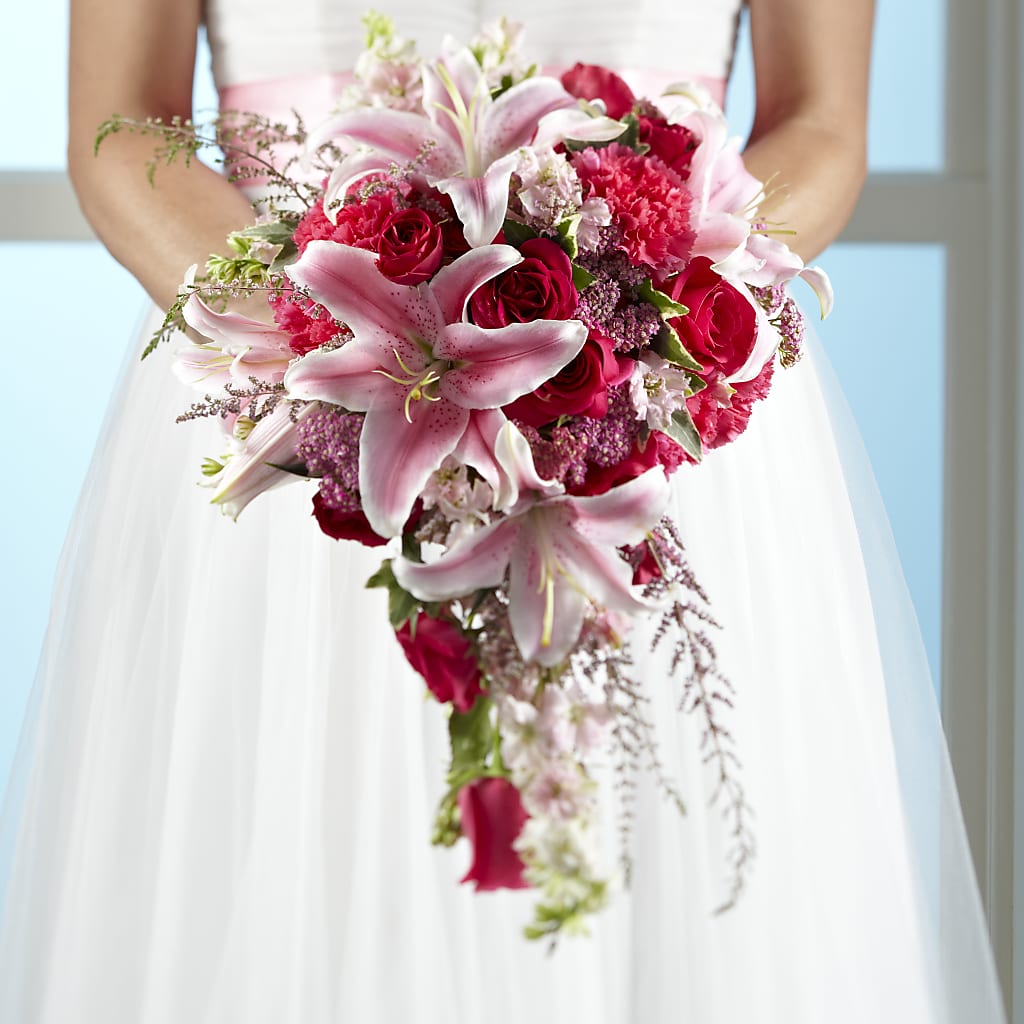 Lily & Rose Bouquet – Floral Delights Etc, Daleville AL