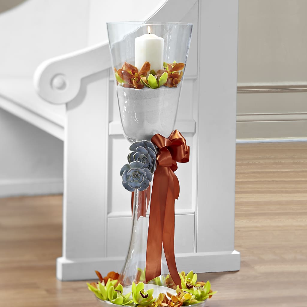 Matrimony Pew Decor – Floral Delights Etc, Daleville AL