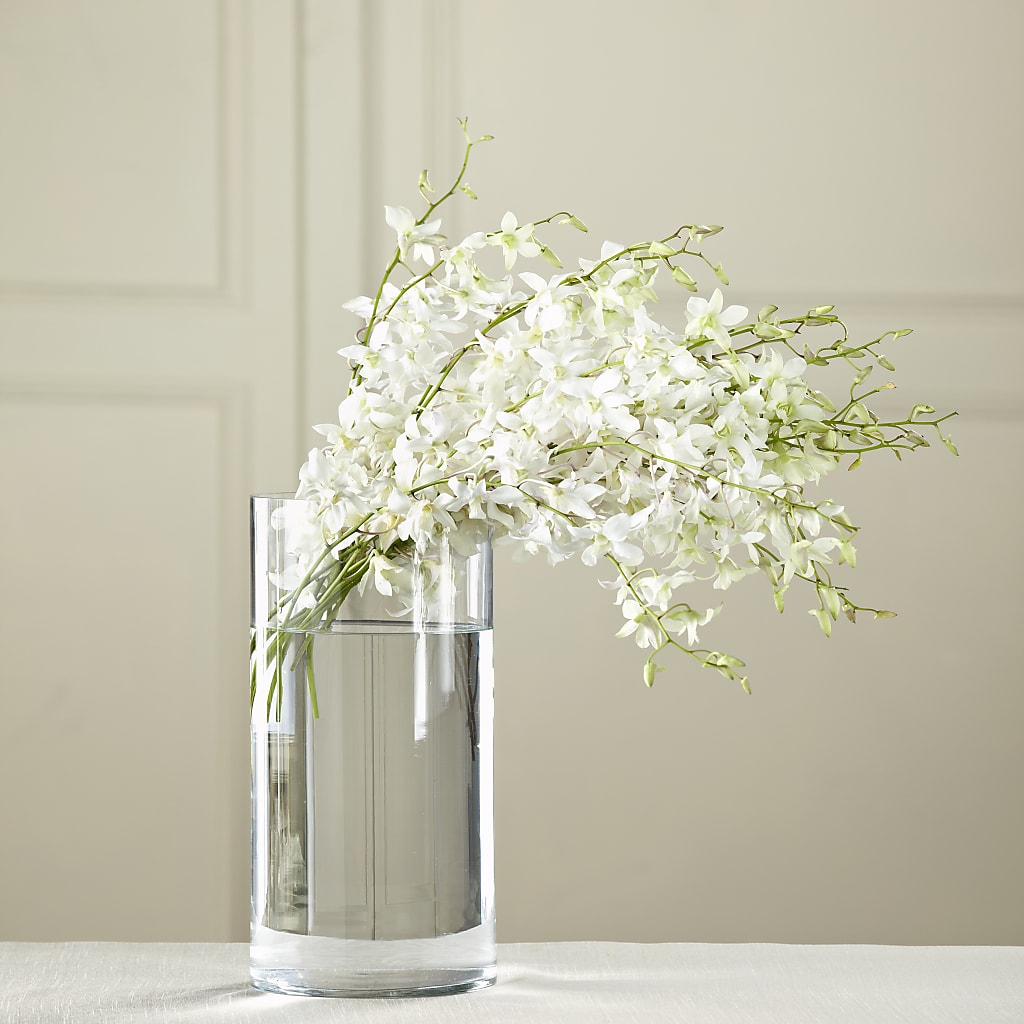 White Dendrobium Bouquet – Floral Delights Etc, Daleville AL