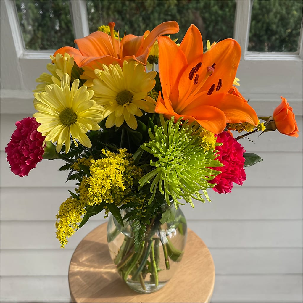 Bold & Bright – A Florist Original –  Floral Delights Etc, Daleville AL
