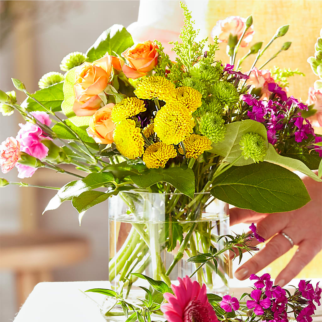 Bold & Bright – A Florist Original –  Floral Delights Etc, Daleville AL