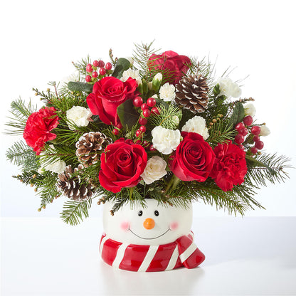 Jolly Snowman Bouquet –  Floral Delights Etc, Daleville AL