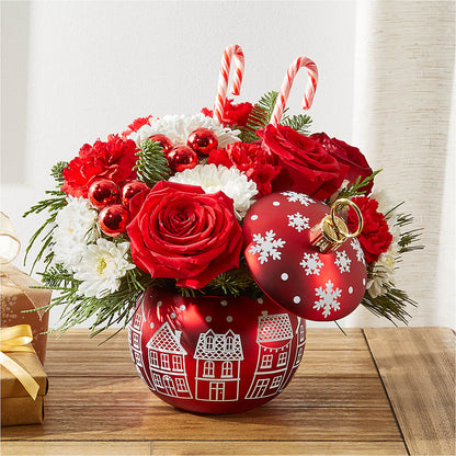 Cheer in the Air Ornament –  Floral Delights Etc, Daleville AL