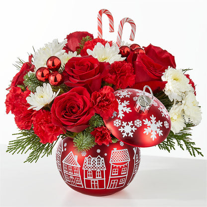 Cheer in the Air Ornament –  Floral Delights Etc, Daleville AL