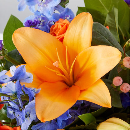Radiant Citrus Box Bouquet –  Floral Delights Etc, Daleville AL