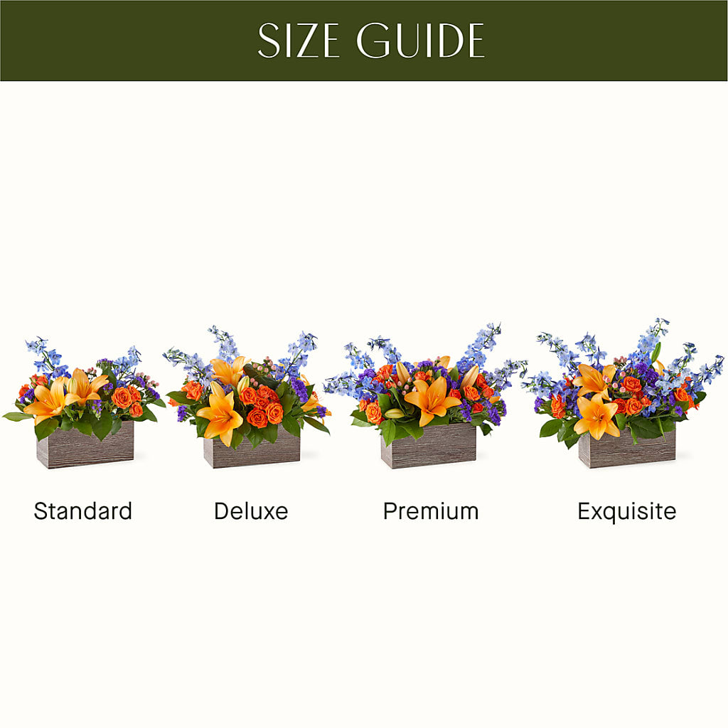 Radiant Citrus Box Bouquet –  Floral Delights Etc, Daleville AL