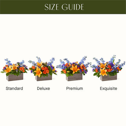 Radiant Citrus Box Bouquet –  Floral Delights Etc, Daleville AL