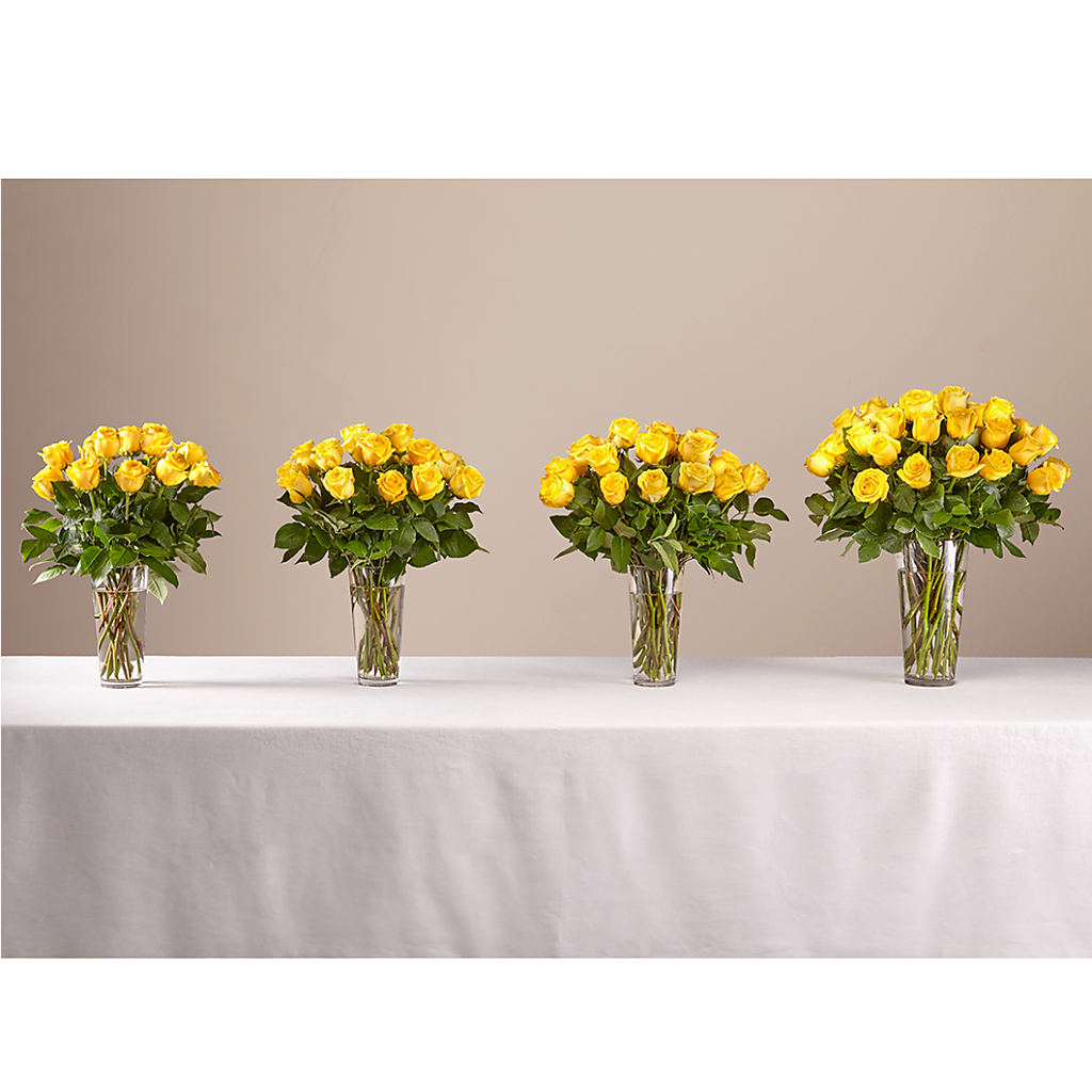 Long Stem Yellow Rose Bouquet –  Floral Delights Etc, Daleville AL