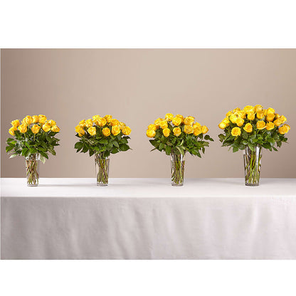 Long Stem Yellow Rose Bouquet –  Floral Delights Etc, Daleville AL
