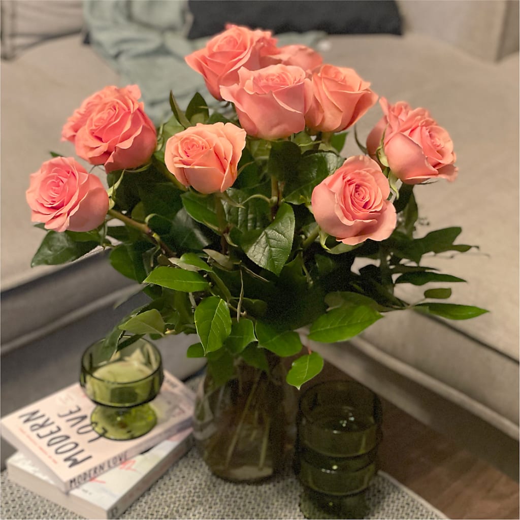 Long Stem Pink Rose Bouquet –  Floral Delights Etc, Daleville AL